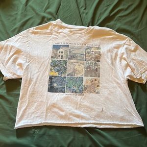 Vincent Van Gough Cropped Tee